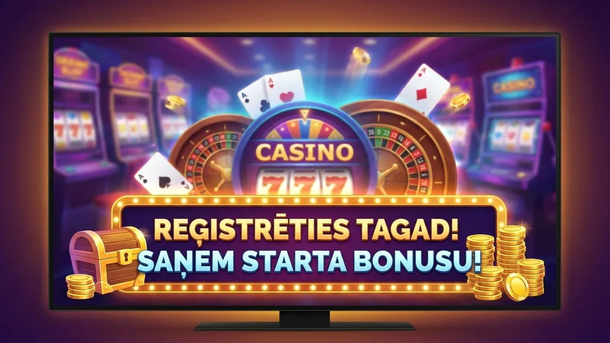 Reģistrācija ar bonusu